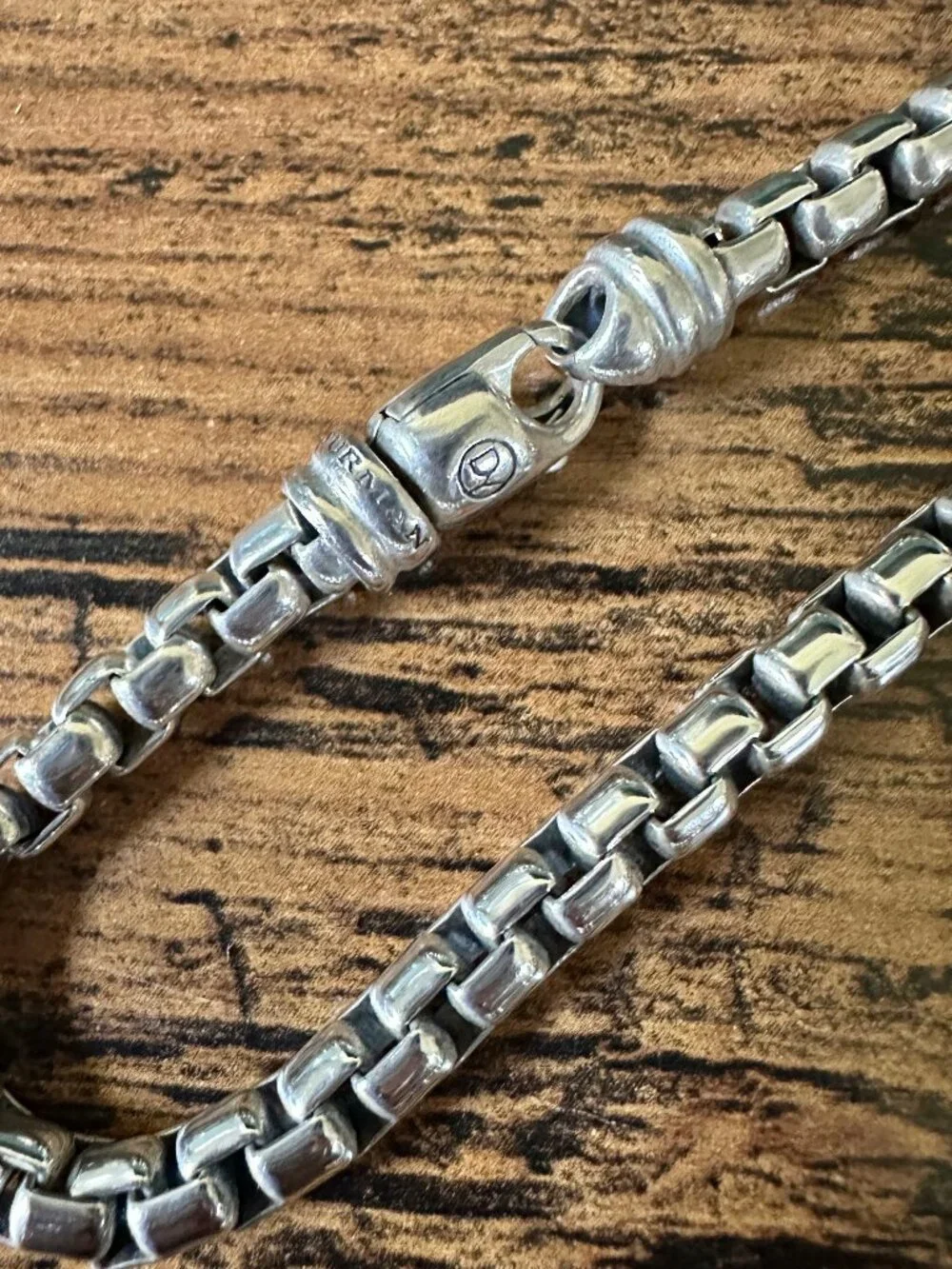 David Yurman Box Chain Necklace in Sterling Silver, 5mm, 22
